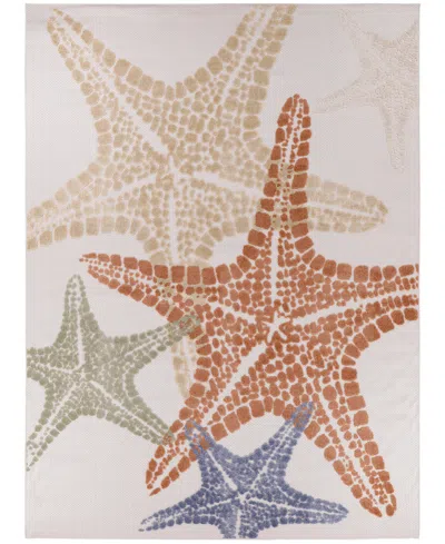 Nourison Home Aloha Alh28 7'10"x10'6" Area Rug In Ivory