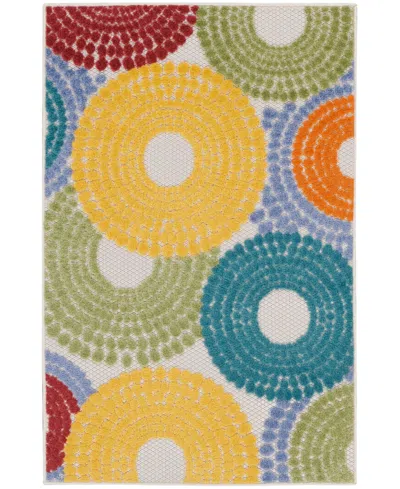 Nourison Home Aloha Alh29 2'8"x4' Area Rug In Multi