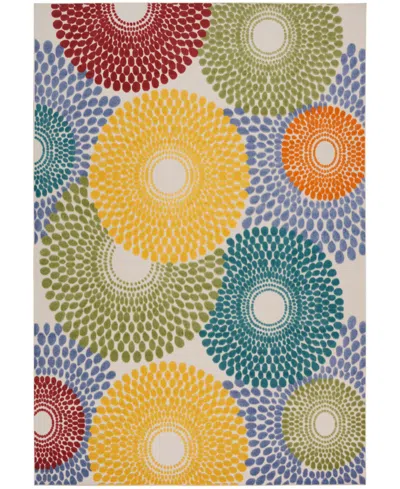 Nourison Home Aloha Alh29 7'x10' Area Rug In Multi