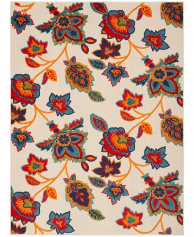 Nourison Home Aloha Alh31 7'10"x10'6" Area Rug In Multi