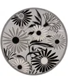 Nourison Home Aloha Alh33 5'3"x5'3" Round Area Rug In Black