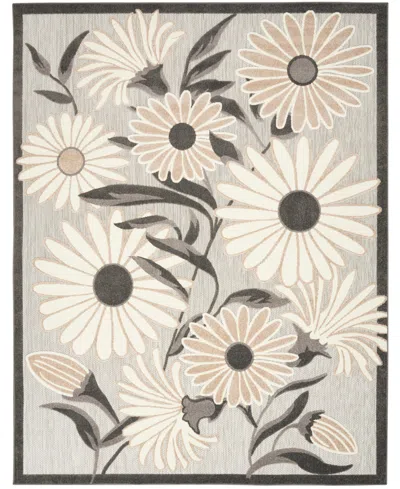 Nourison Home Aloha Alh33 7'x10' Area Rug In Beige