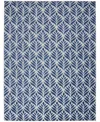 Nourison Home Aloha Alh35 3'6"x5'6" Area Rug In Blue