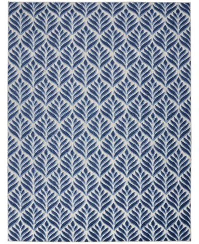 Nourison Home Aloha Alh35 7'x10' Area Rug In Blue