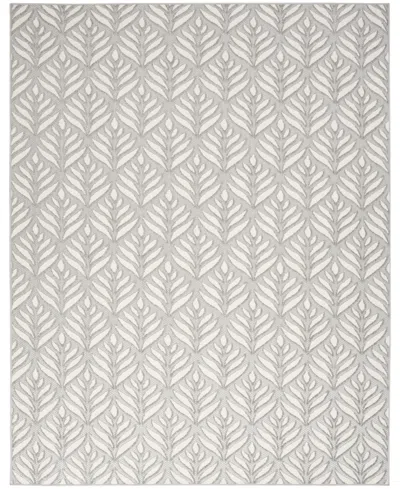 Nourison Home Aloha Alh35 7'x10' Area Rug In Gray