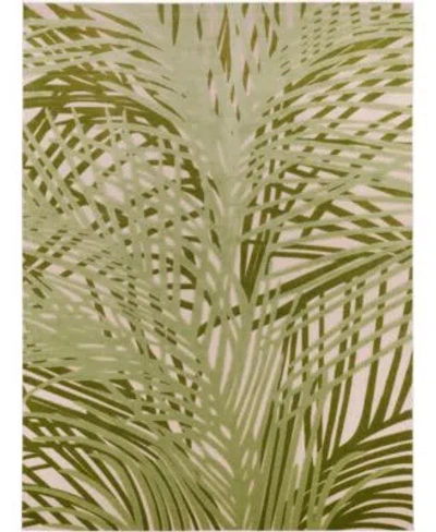 Nourison Home Aloha Alh41 Rug Collection In Ivory,green