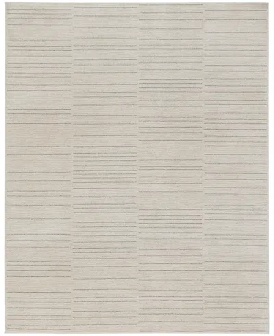 Nourison Home Andes And02 7'10"x9'10" Area Rug In Ivory,gray