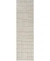 Nourison Home Andes And04 2'2"x7'6" Runner Area Rug In Ivory,gray