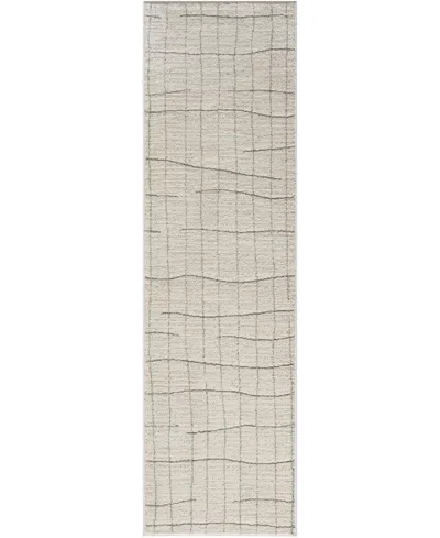 Nourison Home Andes And04 2'2"x7'6" Runner Area Rug In Ivory,gray