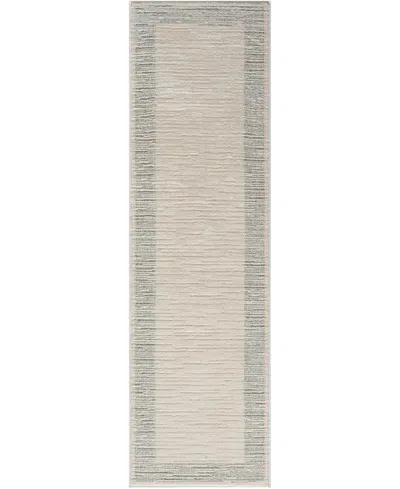 Nourison Home Andes And05 2'2"x7'6" Runner Area Rug In Ivory,gray