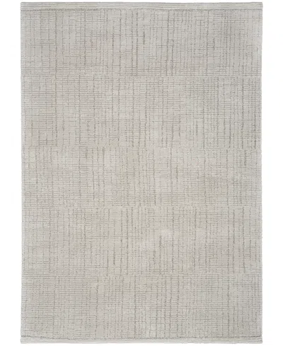 Nourison Home Andes And06 3'11"x5'11" Area Rug In Silver