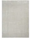 Nourison Home Andes And06 7'10"x9'10" Area Rug In Silver