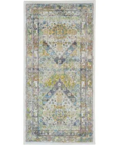 Nourison Home Ankara Global Anr07 Blue Green Rug In Multi