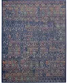 Nourison Home Ankara Global Anr08 Navy And Multi 7'10" X 9'10" Area Rug In Multi