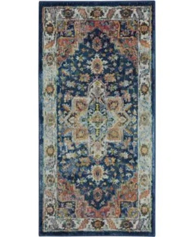 Nourison Home Ankara Global Anr11 Blue Multi Rug