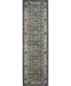 Nourison Home Ankara Global Anr13 Navy And Multi 2' X 6' Runner Rug In Multi