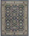 Nourison Home Ankara Global Anr13 Navy And Multi 7'10" X 9'10" Area Rug In Multi