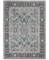 Nourison Home Ankara Global Anr14 Teal And Multi 7'10" X 9'10" Area Rug In Multi