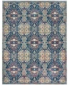 Nourison Home Ankara Global Anr16 Rug Collection In Navy,multi
