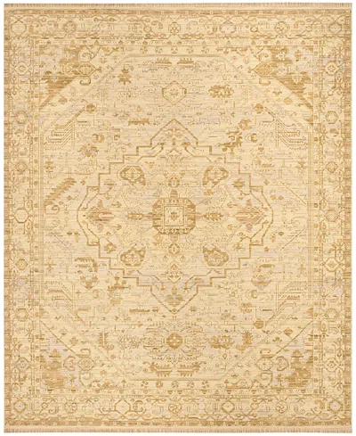 Nourison Home Antique Bloom Anb03 5'6x8'6 Area Rug In Brown