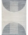 Nourison Home Astra Machine Washable Asw03 5'3" X 7' Area Rug In Multi