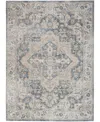 Nourison Home Astra Machine Washable Asw12 5'3" X 7' Area Rug In Multi
