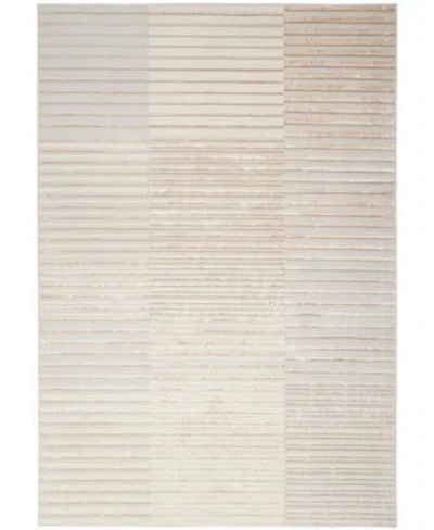 Nourison Home Brushstrokes Bsk04 Rug Collection In Sand