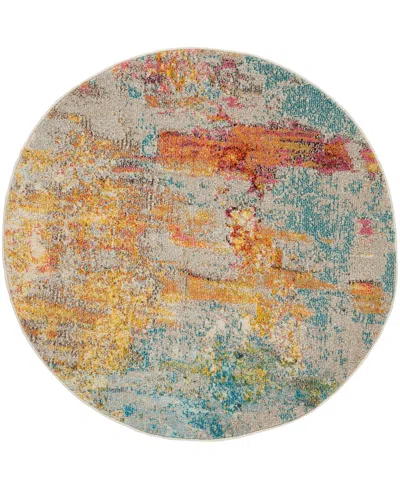NOURISON HOME CELESTIAL CES02 4'X4' ROUND AREA RUG