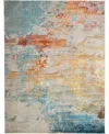 Nourison Home Celestial Ces02 6'x9' Area Rug In Aquamarine