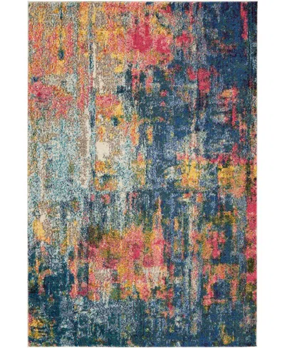 Nourison Home Celestial Ces09 3'11"x5'11" Area Rug In Blue