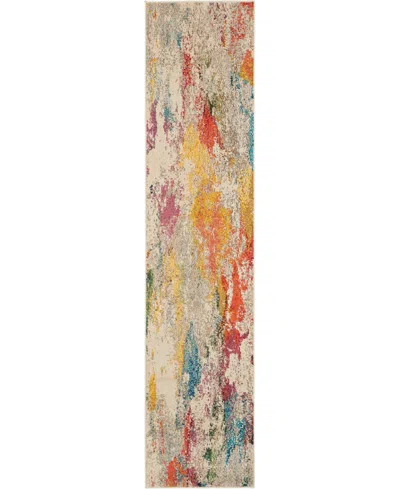 Nourison Home Celestial Ces12 2'2"x10' Runner Area Rug In Ivory