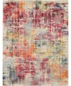 Nourison Home Celestial Ces13 7'10"x10'6" Area Rug In Pink,multi
