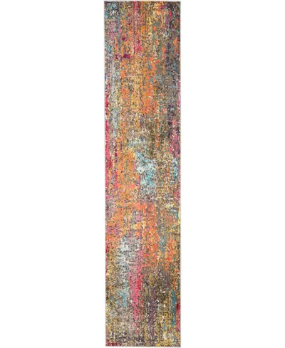 Nourison Home Celestial Ces14 2'2"x10' Runner Area Rug In Multi