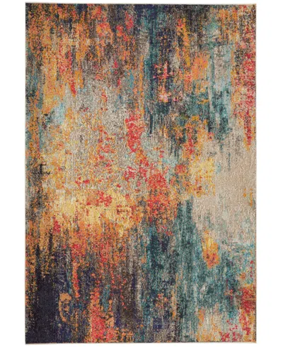 Nourison Home Celestial Ces15 3'11"x5'11" Area Rug In Multi