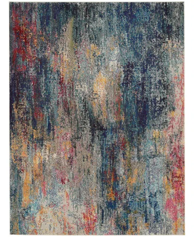 Nourison Home Celestial Ces16 7'10"x10'6" Area Rug In Multi