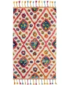 Nourison Home Closeout  Nomad Nmd03 Ivory Pink Rug In Multi