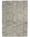 Nourison Home Colorado Clr01 3'9"x5'9" Area Rug In Gray,white