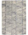 Nourison Home Colorado Clr01 3'9"x5'9" Area Rug In White,blue