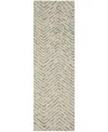 Nourison Home Colorado Clr02 2'3"x7'6" Runner Area Rug In Ivory,moss