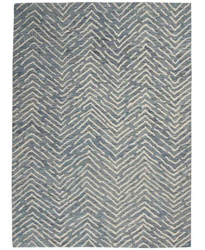 Nourison Home Colorado Clr02 5'3"x7'3" Area Rug In Indigo