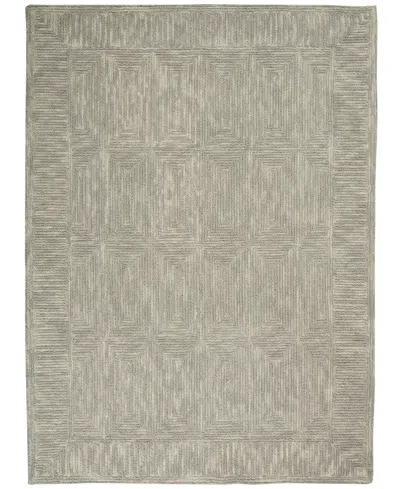 Nourison Home Colorado Clr04 5'3"x7'3" Area Rug In Gray