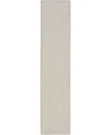 Nourison Home Courtyard Cou01 2'2"x10' Runner Area Rug In Ivory,silver