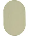Nourison Home Courtyard Cou01 5'x8' Oval Area Rug In Ivory,green