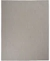 Nourison Home Courtyard Cou01 7'x10' Area Rug In Ivory,gray