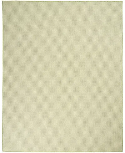 Nourison Home Courtyard Cou01 7'x10' Area Rug In Ivory,moss