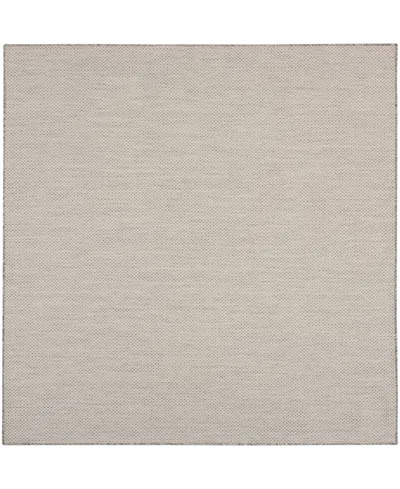 Nourison Home Courtyard Cou01 8'x8' Square Area Rug In Ivory