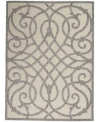 Nourison Home Cozumel Czm04 Cream Gray Rug In Neutral