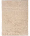 Nourison Home Cozy Shimmer Csh01 7'9x9'9 Area Rug In Beige,gold