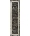 Nourison Home Desire Dsr01 2'3"x7'6" Runner Area Rug In Charcoal