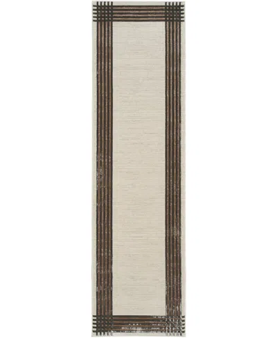Nourison Home Desire Dsr01 2'3"x7'6" Runner Area Rug In Ivory
